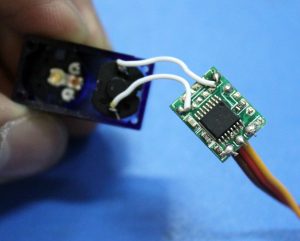 Hacking a Servo to Spin Continuous Rotation