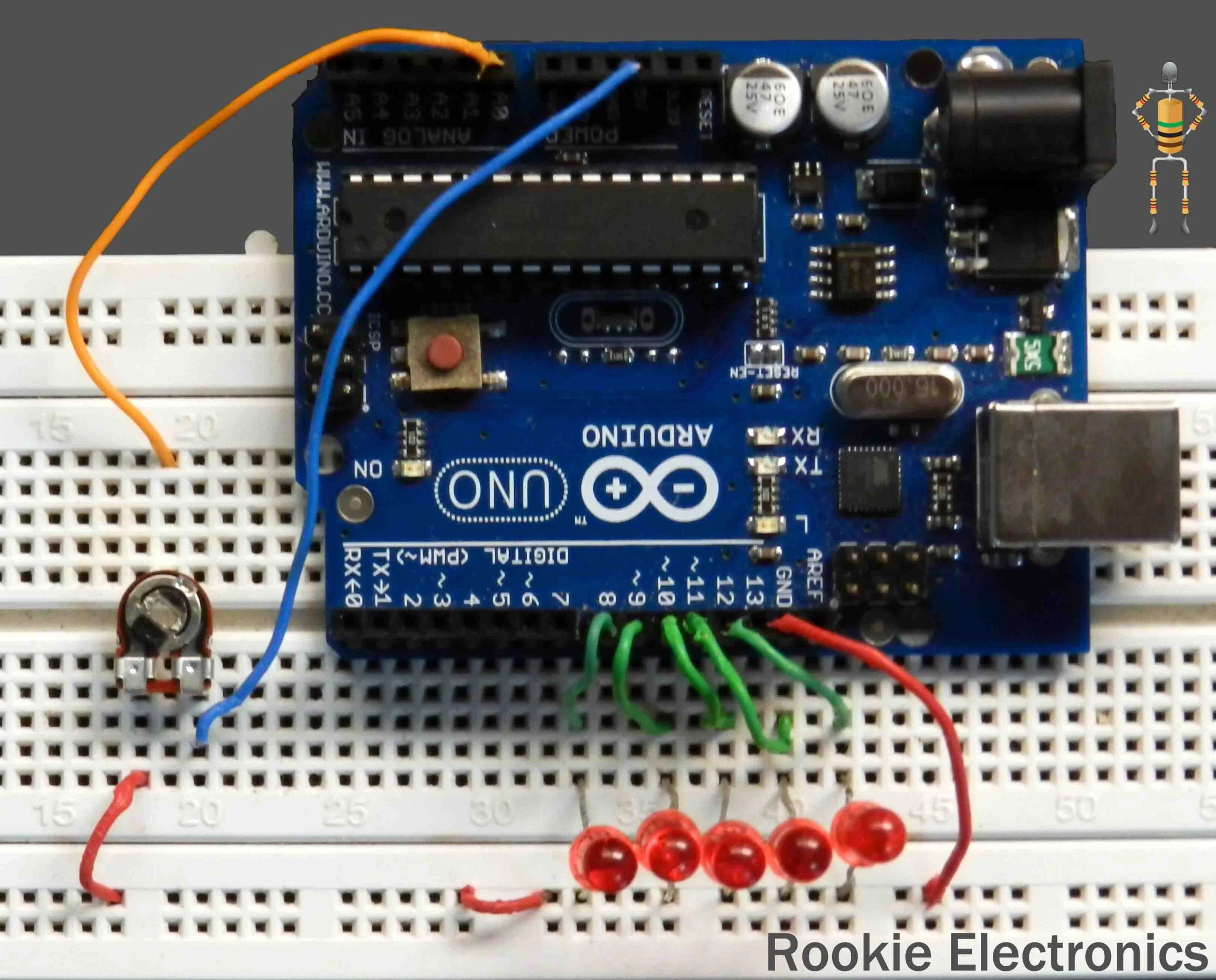 LED Chaser using Arduino
