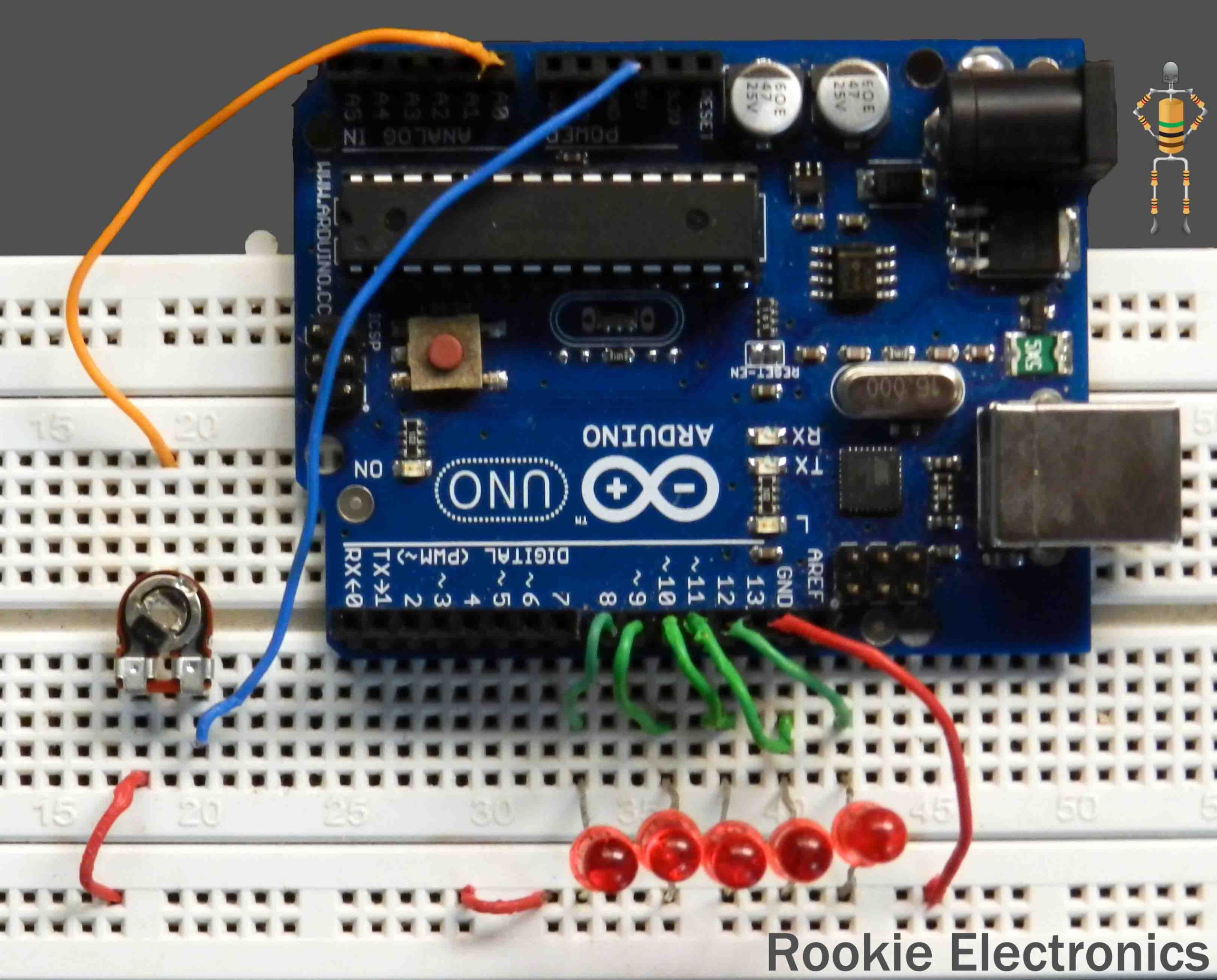 LED Chaser using Arduino